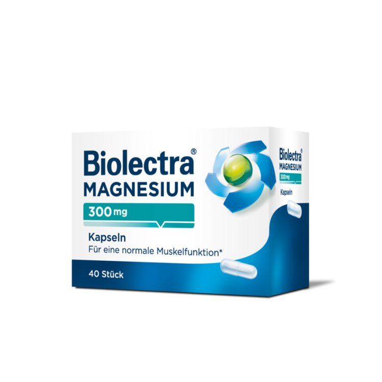Tesmed Biolectra Magnesio 300mg Integratore per Stanchezza e Affaticamento - 20 Capsule
