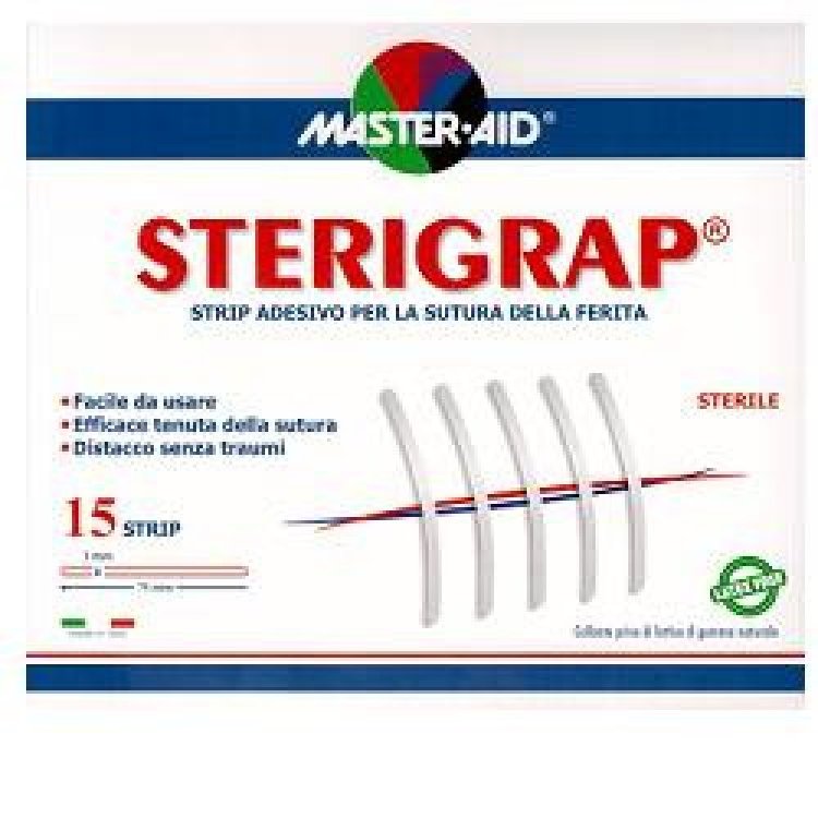 Master Aid Sterigrap Cerotto per Sutura 7,5x0,3 cm
