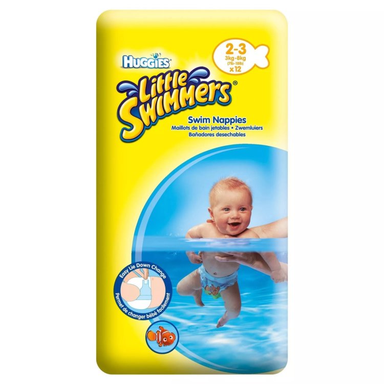 Huggies Little Swimmers Pannolini Costumino Taglia S (3-8 Kg)