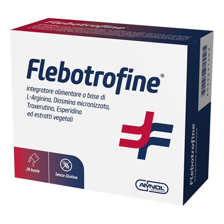Amnol Flebotrofine Integratore per Microcircolo e Drenaggio Senza Glutine 20 Buste