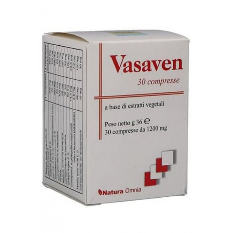 Natura omnia Vasaven Integratore per Circolazione Venosa 30 Compresse