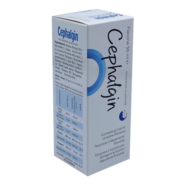 Biogroup Cephalgin Integratore Alimentare Rilassamento Microcircolo Gocce 50ml