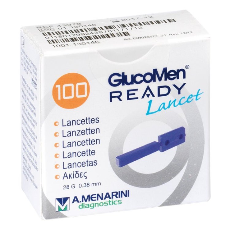 Glucomen Ready Lancet Lancette Pungidito Sterili per Glicemia 100 Pezzi Glucomen Ready Lancet Lancette Pungidito Sterili per Glicemia 100 Pezzi