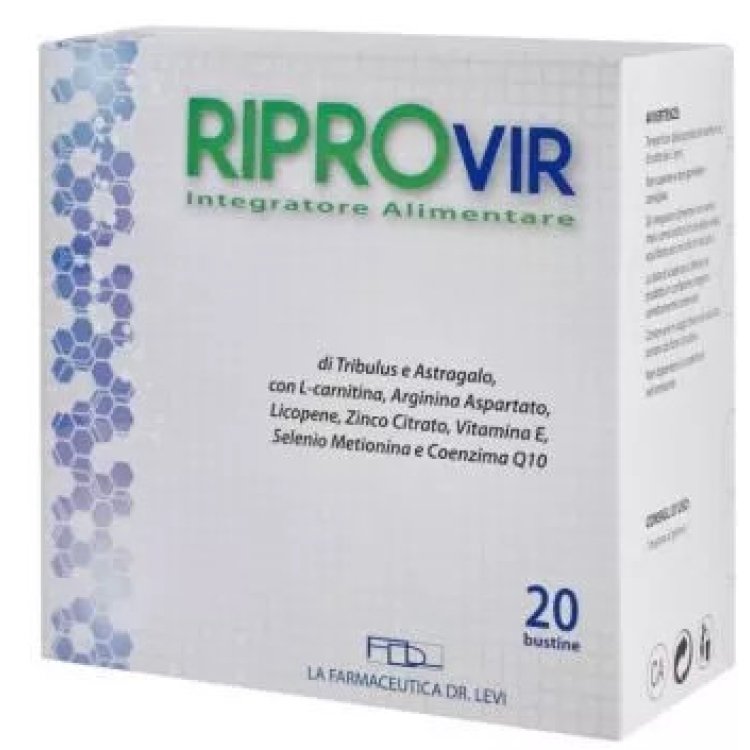 La Farmaceutica Dr. Levi Riprovir Integratore per Fertilit&agrave; Maschile 20 Bustine