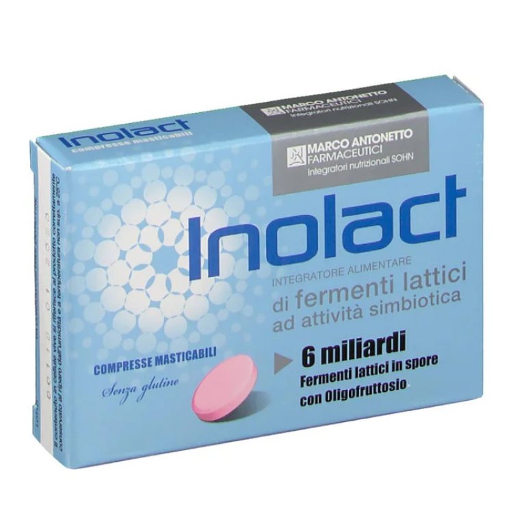 Marco Antonetto Inolact Integratore Probiotico per Flora Intestinale 20 Compresse