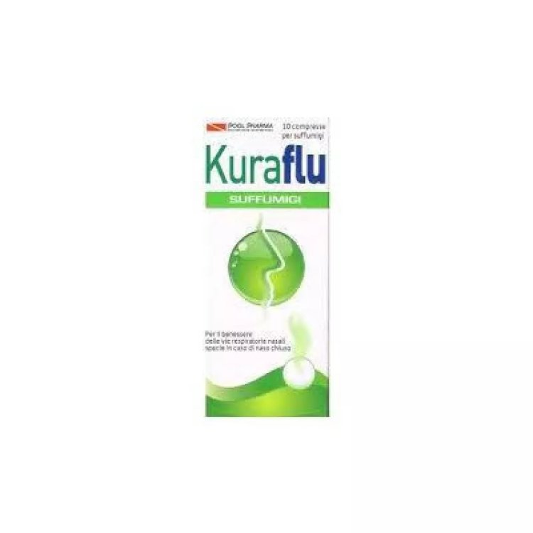 Kuraflu Suffumigi Compresse Effervescenti Per Benessere Vie Respiratorie 10pz