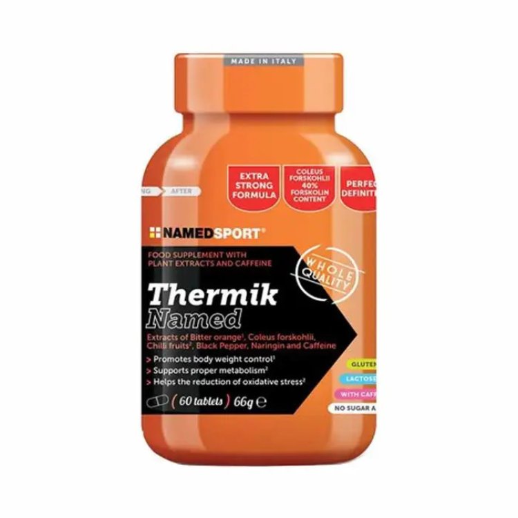 Named Thermik Integratore Termogenico Controllo Peso 60 Compresse Senza Glutine