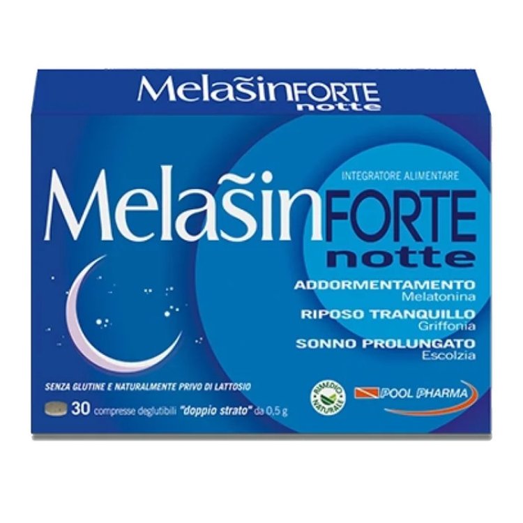 Melasin Forte Integratore Alimentare per il Sonno 1mg, 30 Mini Compresse