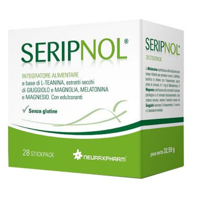 Neuraxpharm Seripnol Integratore per Sonno con Melatonina in Stick 28 pz