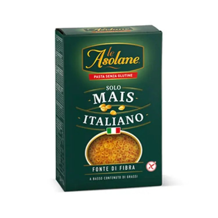 Le Asolane Fonte Fibra Anellini Pasta Senza Glutine per Celiaci 250 g