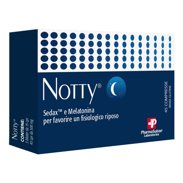 Pharmasuisse Laboratories Notty Integratore per il Sonno in Compresse, 45 Unit&agrave;