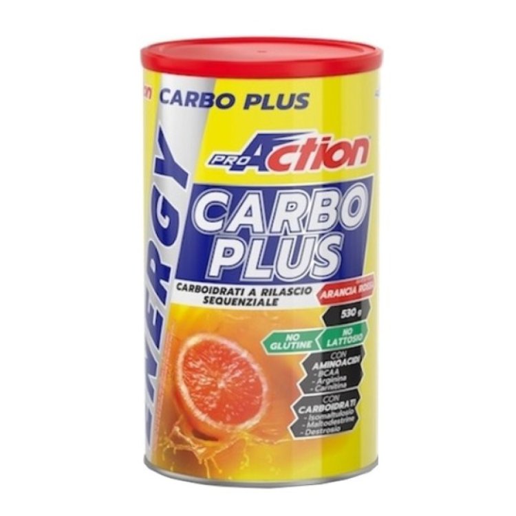 ProAction Carbo Plus Arancia Rossa Integratore Energetico per Sportivi 530g