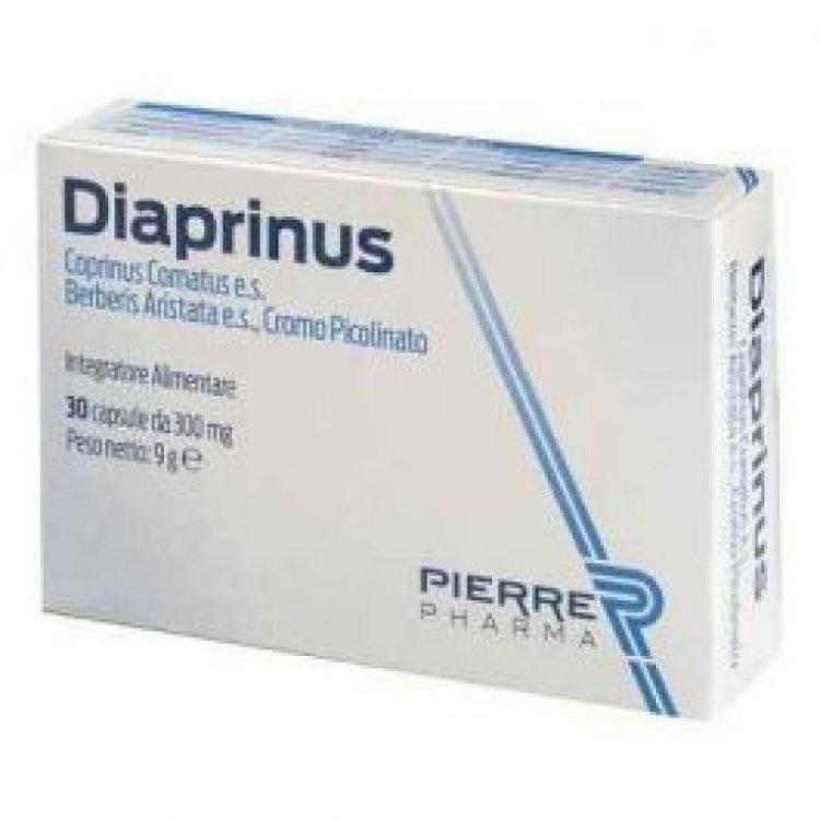 Pierre Pharma Diaprinus Integratore Alimentare per Glicemia 30 Capsule