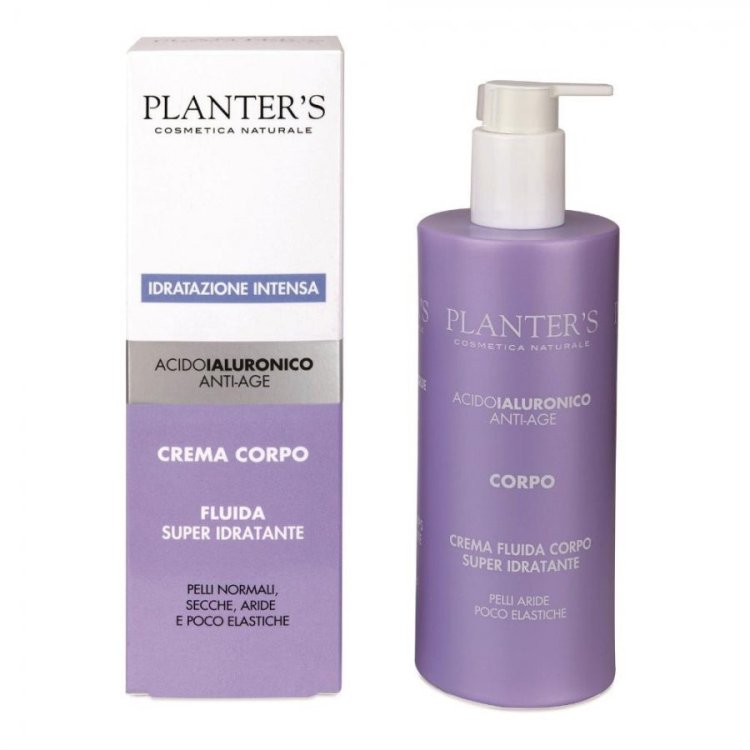 Planter's Crema Corpo Fluida Anti-Age Super Idratante con Acido Ialuronico 400ml