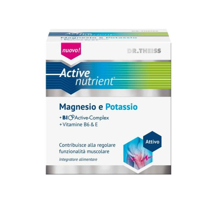 Dr Theiss Integratore Magnesio e Potassio con Vitamina B6 e E 20 Bustine Limone