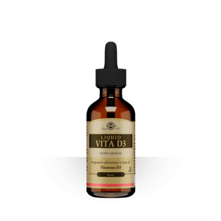 Solgar Vitamina D3 Liquida Integratore Alimentare 1000 UI Vegetariano 56ml