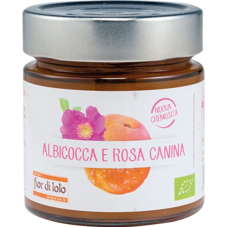 Fior di Loto Composta Albicocca e Rosa Canina Biologica 250g