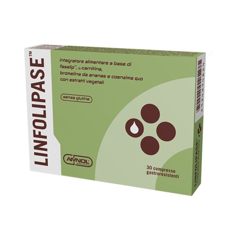 Amnol Linfolipase Integratore Alimentare Drenante per Drenaggio Liquidi - 30 Compresse