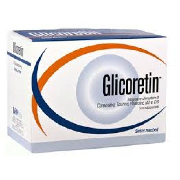 Biodue Glicoretin Integratore Alimentare con Carnosina, Taurina, Vitamina B2 e D3 - 30 Bustine Biodue Glicoretin Integratore Alimentare con Carnosina, Taurina, Vitamina B2 e D3 - 30 Bustine