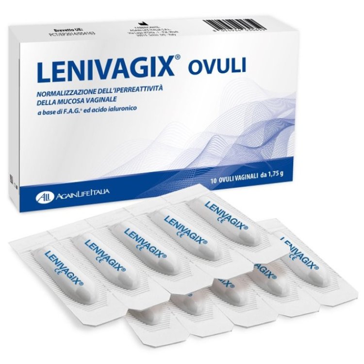 Safi Lenivagix Ovuli Vaginali per Ecosistema Vaginale Dispositivo Medico 10pz