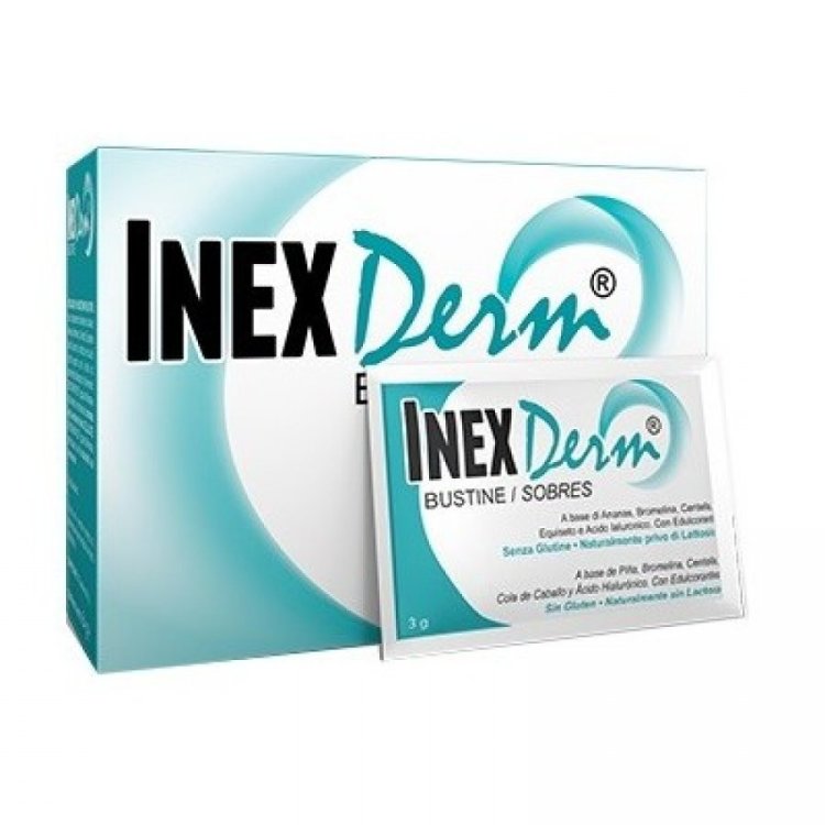 Inexderm 18 Bustine, Integratore Alimentare per Inestetismi della Cellulite