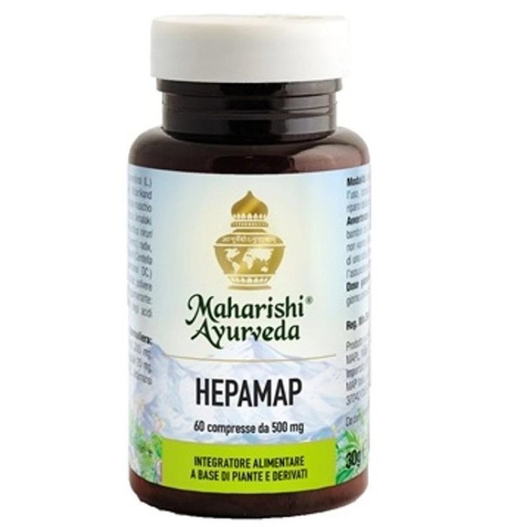 Maharishi Hepamap Integratore per Fegato e Digestione 60 Compresse