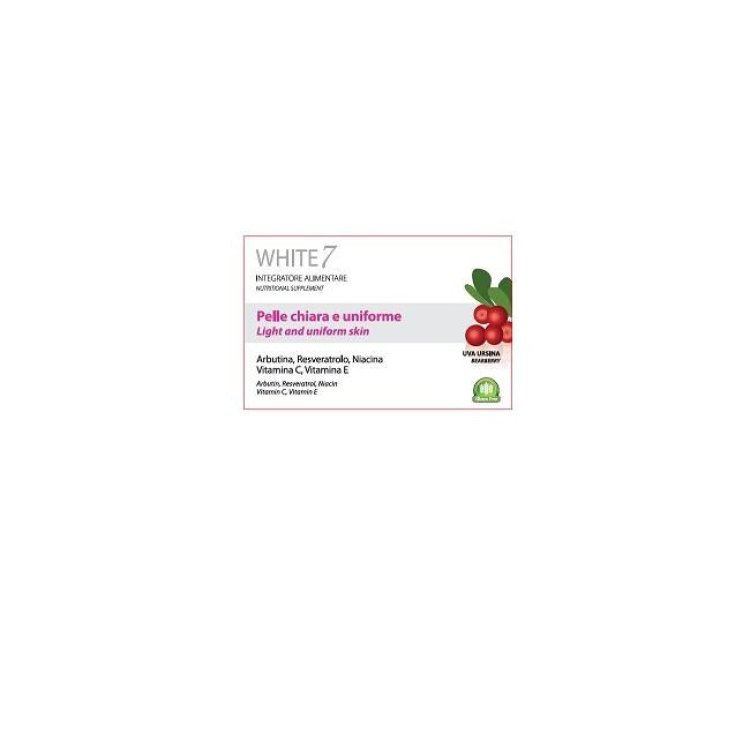 Vivipharma White 7 Integratore per la Pelle Arbutina Resveratrolo 30 Compresse Vivipharma White 7 Integratore per la Pelle Arbutina Resveratrolo 30 Compresse