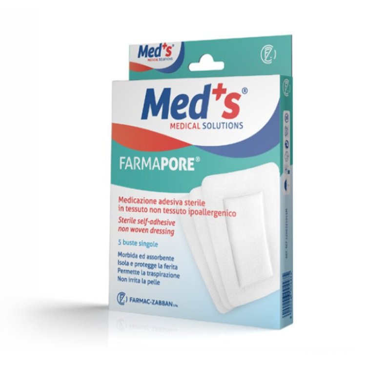 Meds Medicazione Adesiva Sterile 15x15cm 5 Pezzi