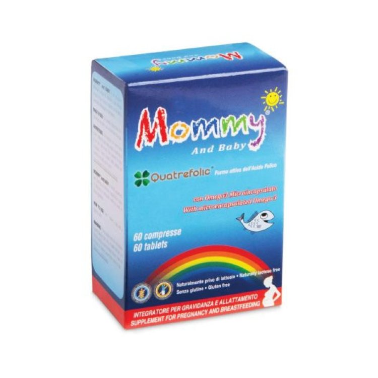 Tfarma Mommy And Baby Integratore Alimentare per Gravidanza e Allattamento, 60 Cpr