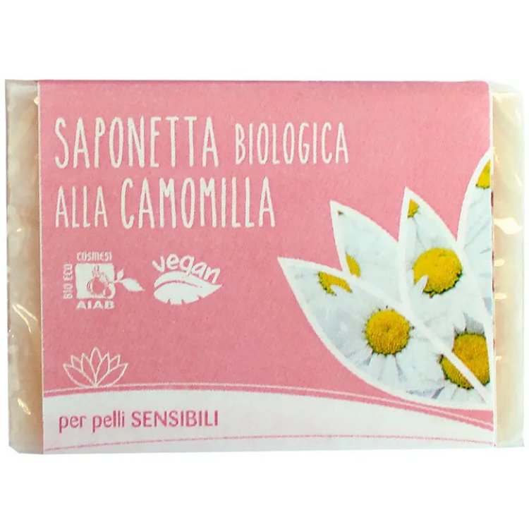 Fiori Di Loto Saponetta Camomilla Bio Delicata 100g Fiori Di Loto Saponetta Camomilla Bio Delicata 100g