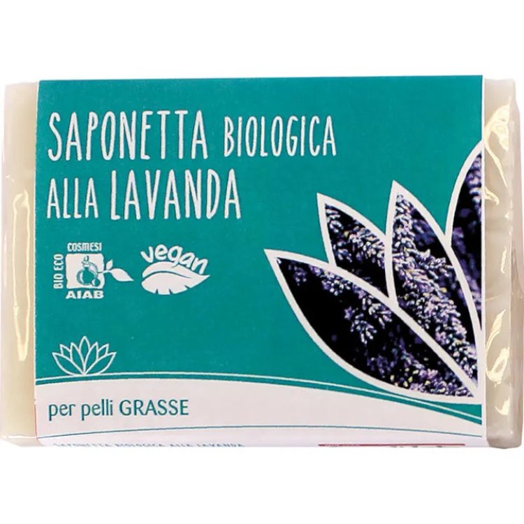 Fior Di Loto Saponetta Lavanda Bio: Adatta Per Pelli Miste E Grasse, 100g Fior Di Loto Saponetta Lavanda Bio: Adatta Per Pelli Miste E Grasse, 100g