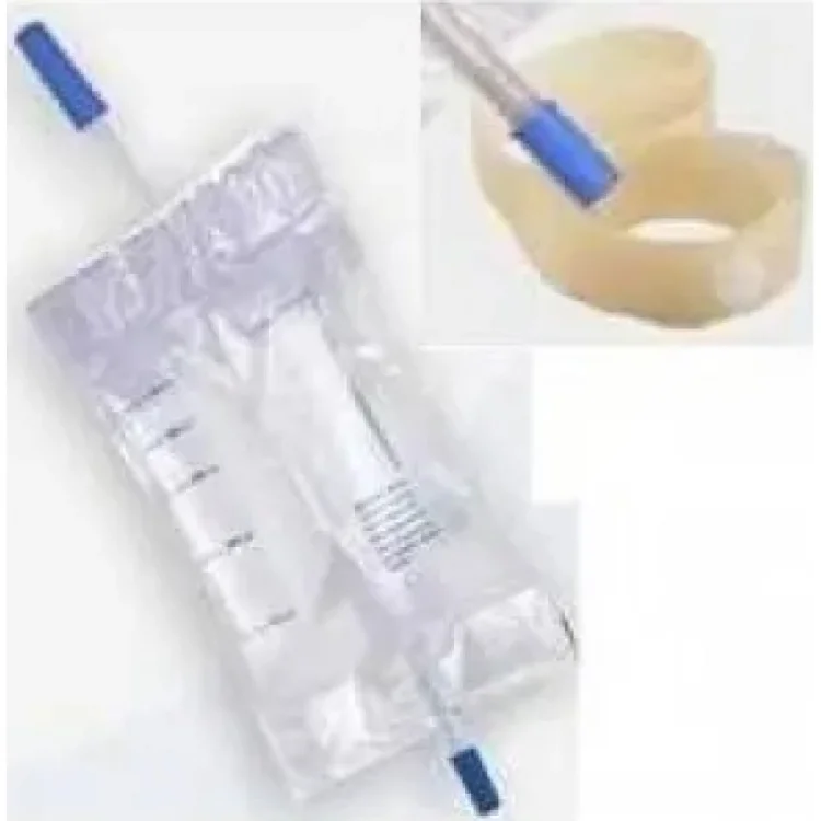 Meds Sacca Urina da Gamba 750ml con Valvola Antireflusso - 10 Pezzi