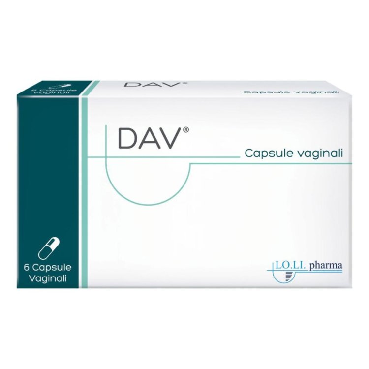 Lo.Li.Pharma Dav Capsule Vaginali Trattamento Riequilibrante 6pz