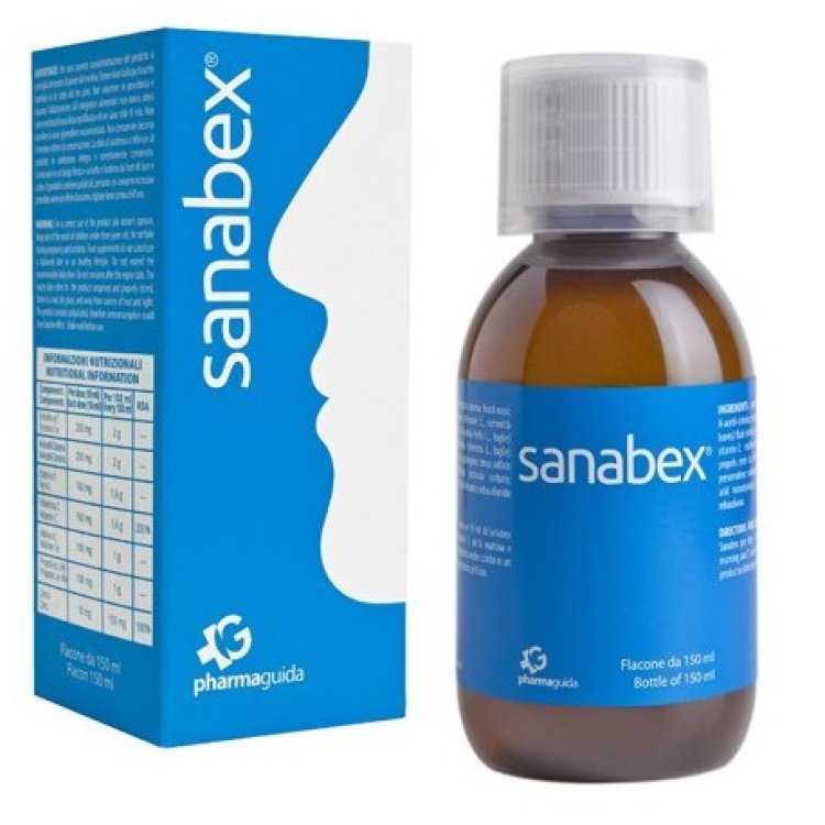 Pharmaguida Sanabex Integratore Alimentare Supporto Immunitario e Fluidit&agrave; Bronchiale 150ml
