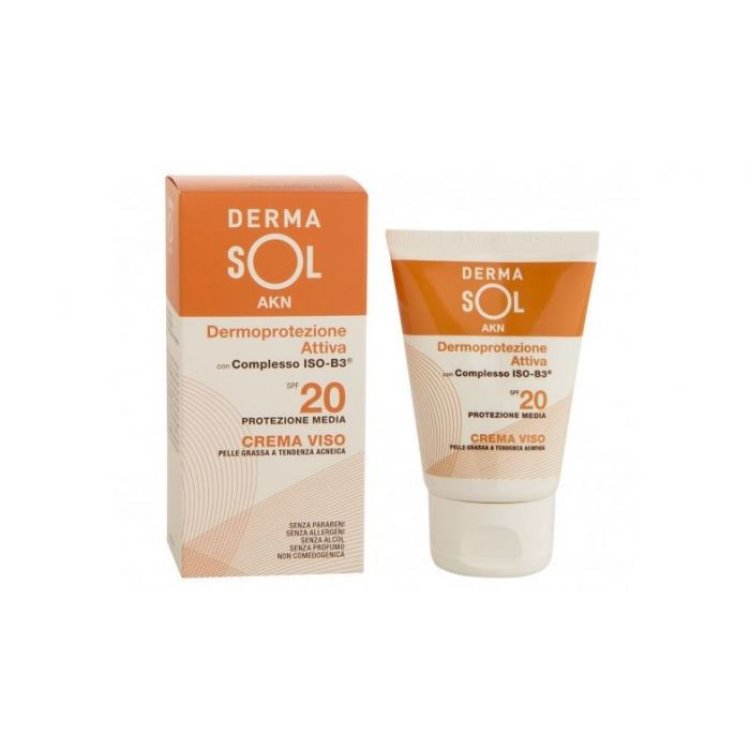 Dermasol AKN Crema Viso SPF20 Per Pelle Acneica 50ml