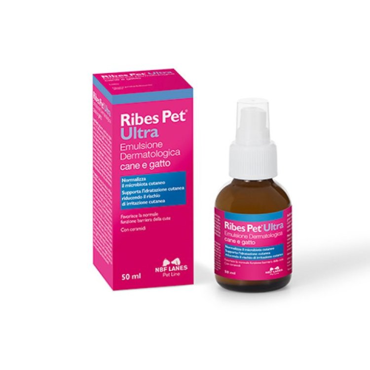 Nbf Lanes Ribes Pet Ultra Emulsione Dermatologica Cani Gatti Prurito 50ml