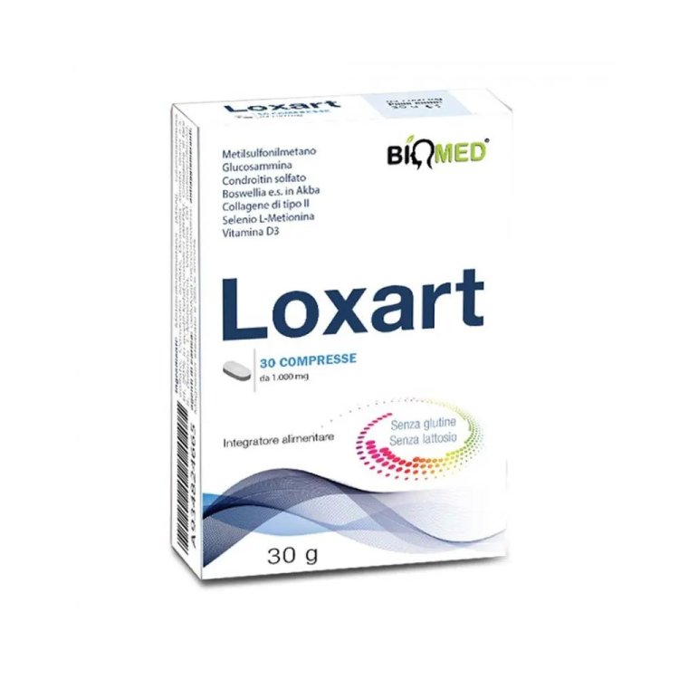 Biomed Loxart Integratore Alimentare per Funzionalit&agrave; Articolare, 30 Compresse