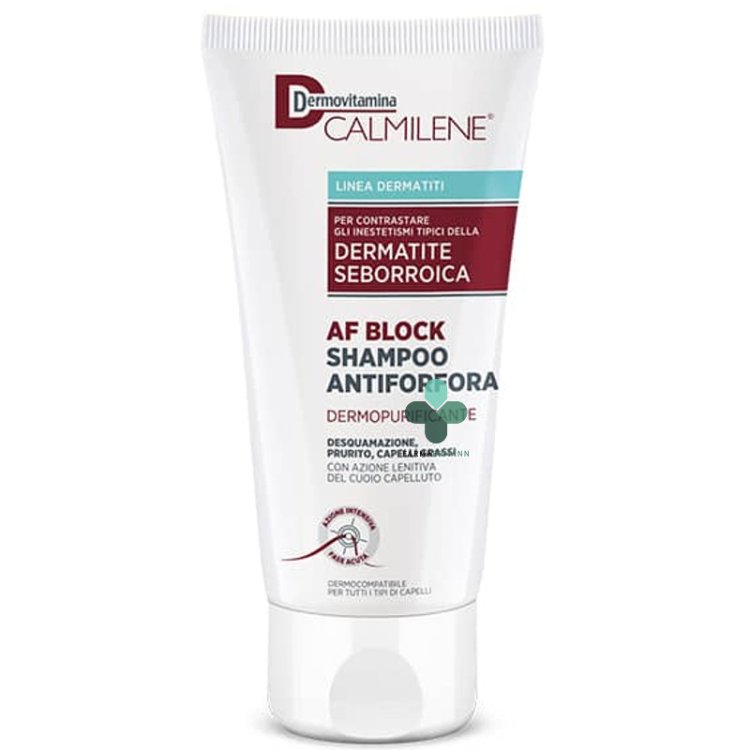 Dermovitamina Calmilene AF Block Shampoo Antiforfora Dermopurificante 200ml