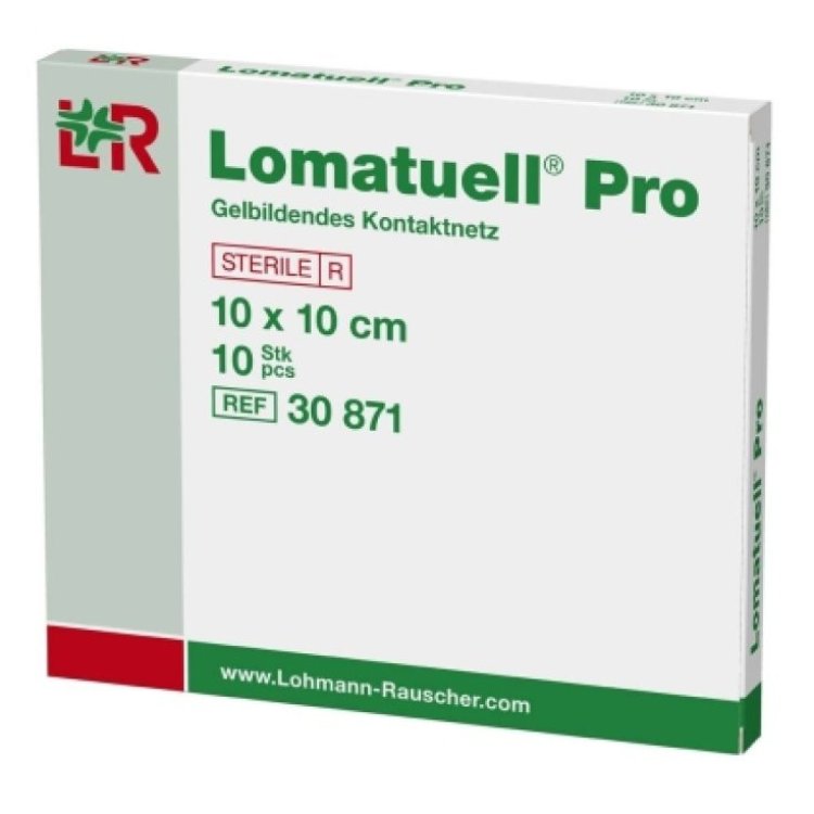 Lohmann & Rauscher Lomatuell Pro Medicazione Gelificante Sterile 10x10cm 10 Pezzi