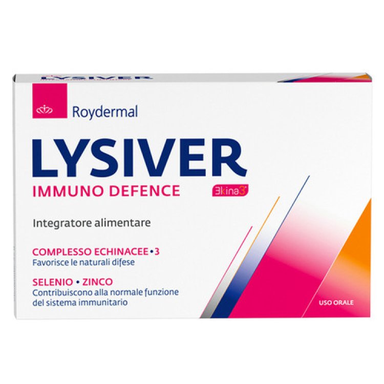 Roidermal Lysiver Immuno Defence Integratore per Difese Immunitarie, 30 Compresse
