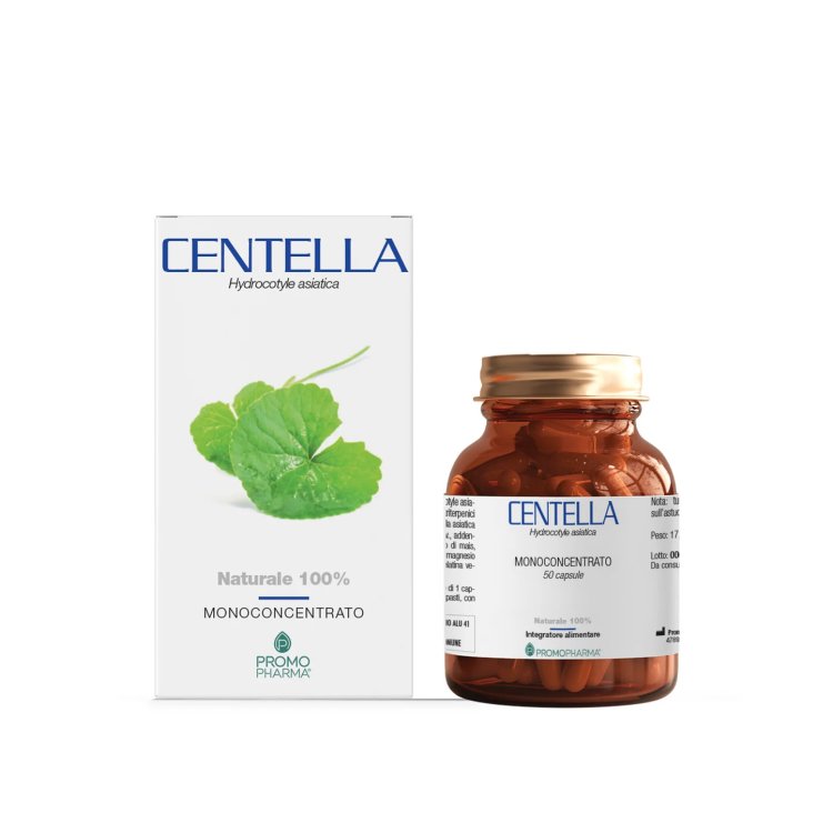 Promopharma Centella Asiatica Integratore Cellulite e Microcircolo 50 Capsule Promopharma Centella Asiatica Integratore Cellulite e Microcircolo 50 Capsule