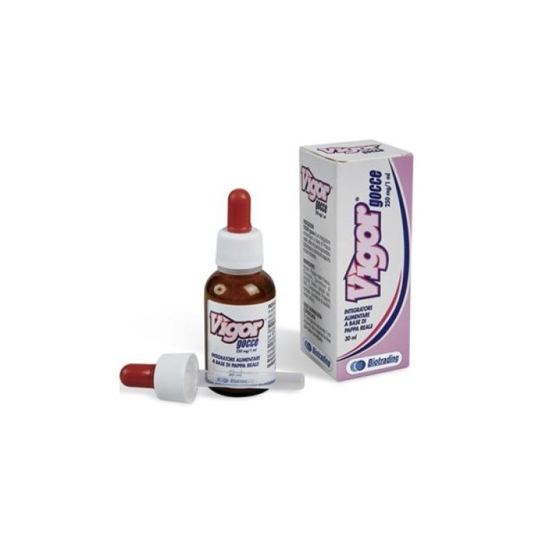 Biotrading Vigor Gocce Integratore Alimentare Pappa Reale per Inappetenza 30 ml Biotrading Vigor Gocce Integratore Alimentare Pappa Reale per Inappetenza 30 ml