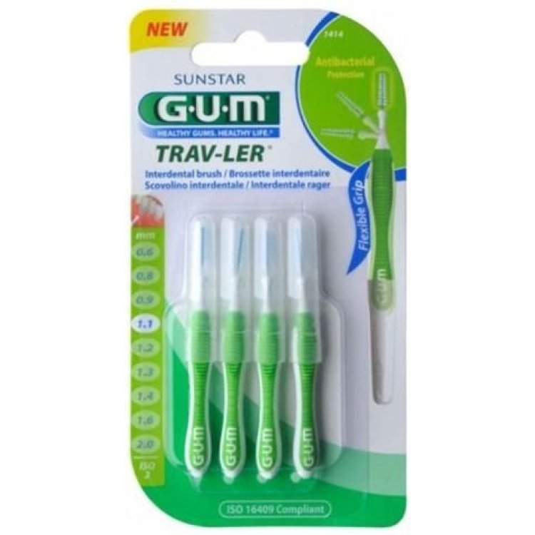 Gum Trav-ler 1.1 Scovolino Interdentale 6 Pezzi