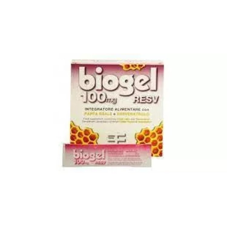 Biogel Resv Integratore per Energia e Difese 100mg 15 Bustine