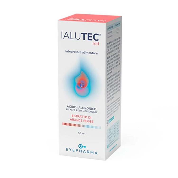 Eye Pharma Ialutec Red Integratore Alimentare Antiossidante per Pelle e Articolazioni 50 ml