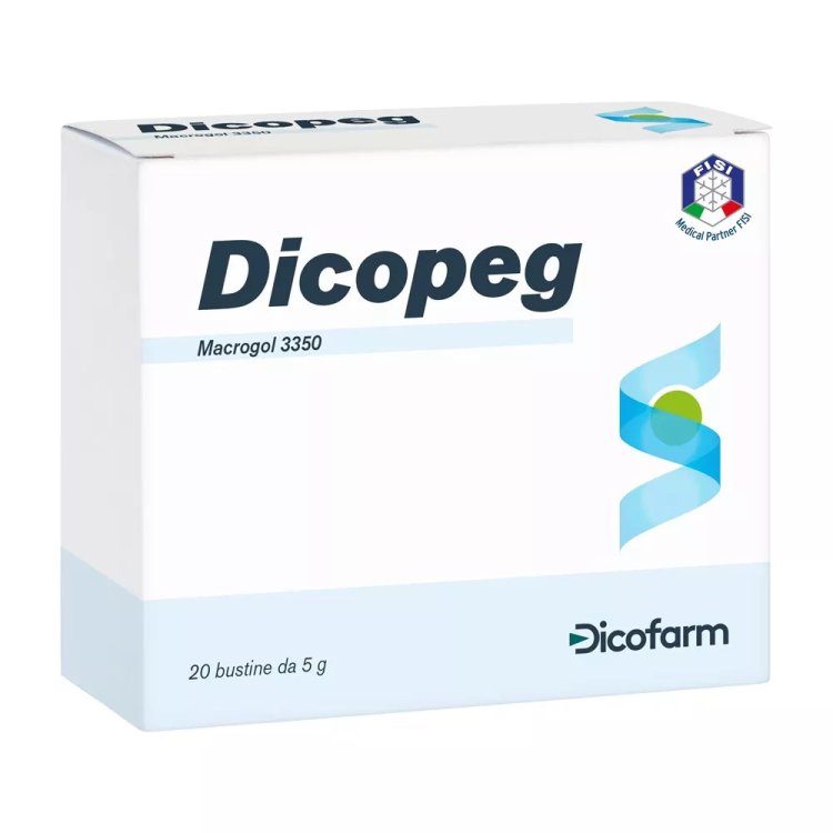 Dicofarm Dicopeg Lassativo Osmotico per Stitichezza 20 Bustine