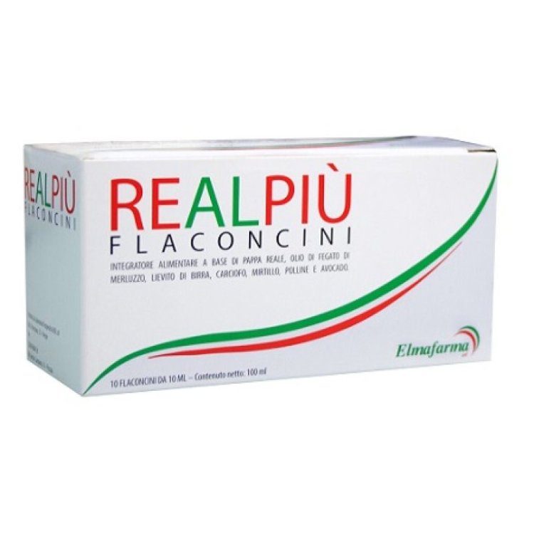 Elmafarm Realpiù Integratore Alimentare Pappa Reale in Flaconcini 10x10ml Elmafarm Realpiù Integratore Alimentare Pappa Reale in Flaconcini 10x10ml