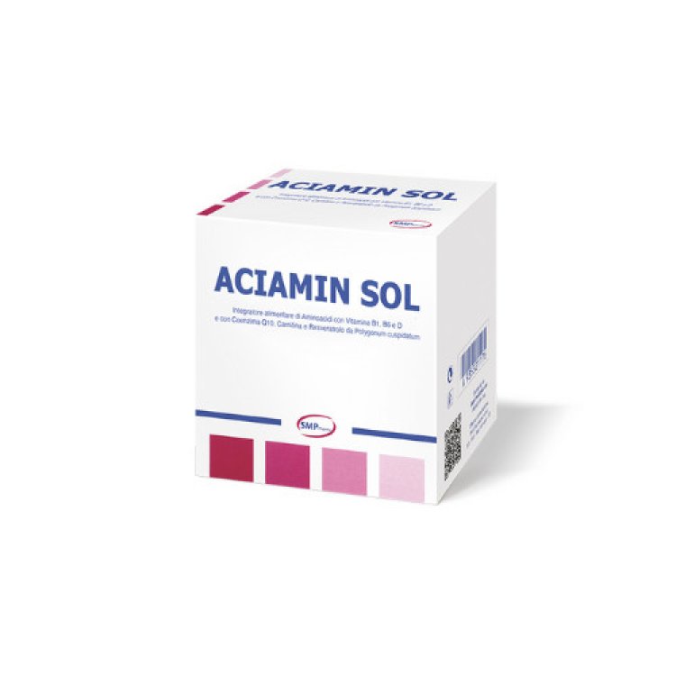 Smp Pharma Aciamin Sol Integratore Tonico Ricostituente 20 Bustine Smp Pharma Aciamin Sol Integratore Tonico Ricostituente 20 Bustine