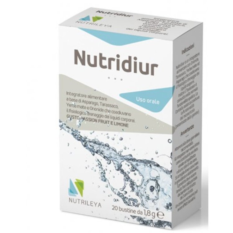 Nutrileya Nutridiur Integratore Alimentare Drenante in Bustine, 20 pz Nutrileya Nutridiur Integratore Alimentare Drenante in Bustine, 20 pz