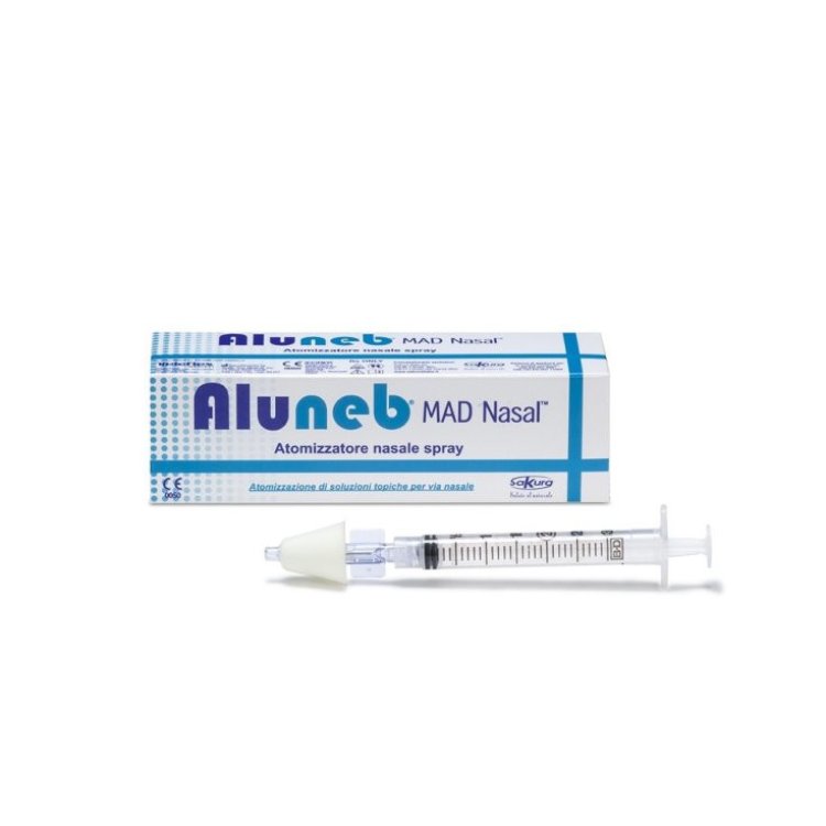 Aluneb Mad Nasal Atomizzatore Nasale per Nebulizzazione 3ml Adulti Bambini